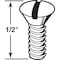 Prime-Line Sheet Metal Screw, #6-32 x 1/2 in, Painted Flat Head 100 PK U 9191 - alternate 4